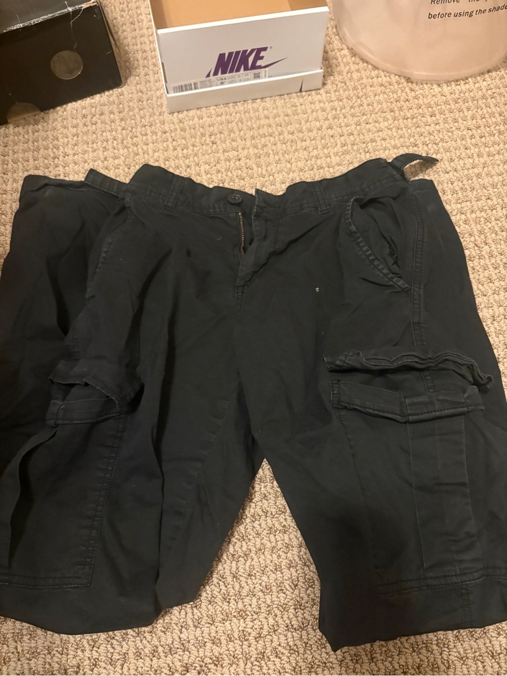 Garage Black Mini Skirt with Waist Label